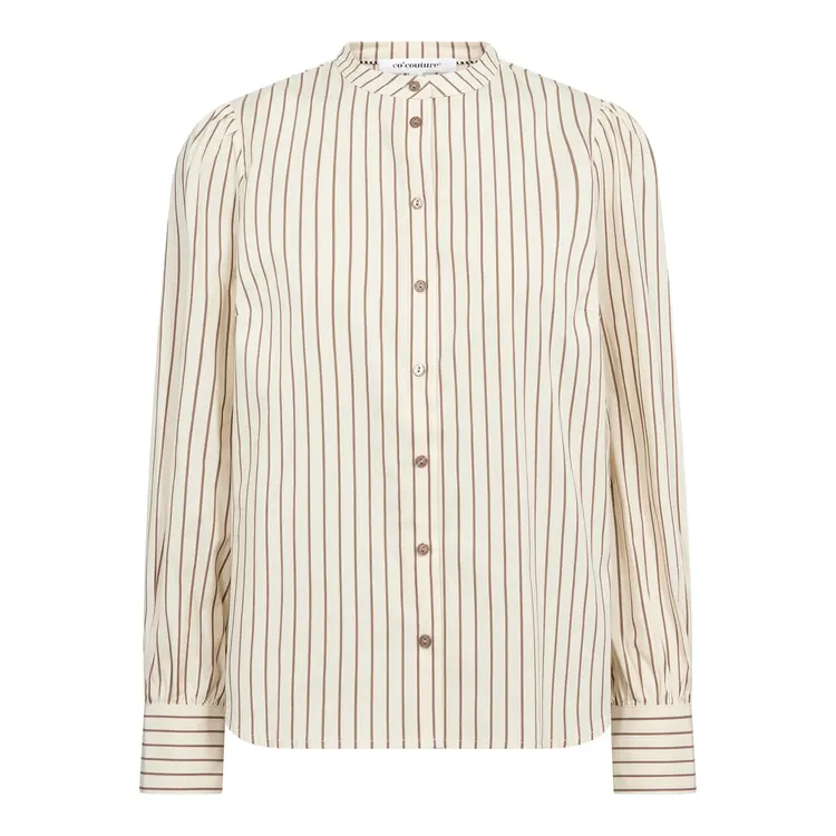 Co'Couture Sigrid Stripe Shirt - Bone