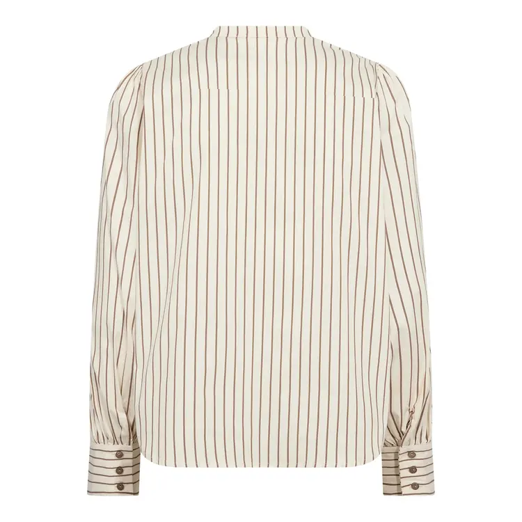 Co'Couture Sigrid Stripe Shirt - Bone