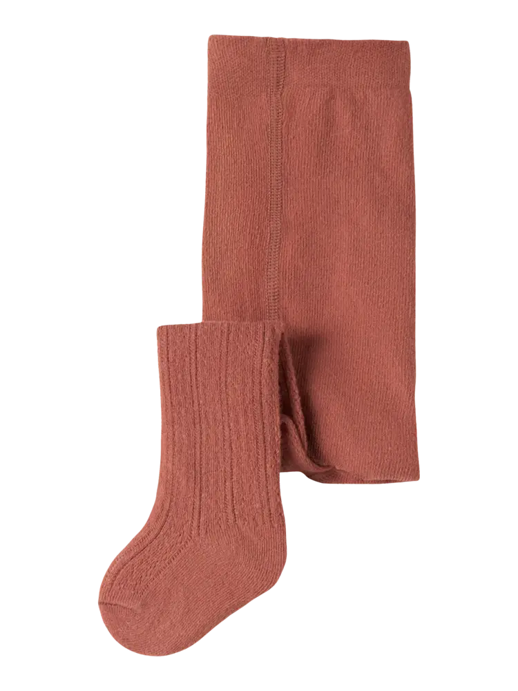 Lil'Atelier Baby Kenna Pantyhose - Maple Syrup