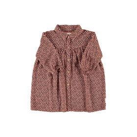 Piupiuchick Short dress - pink w/ animal print