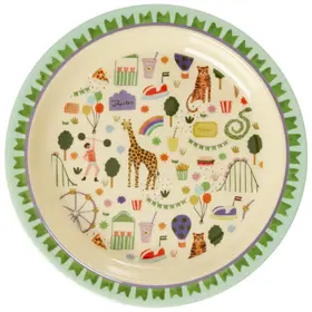 Rice Melamine - Kinderbord - Mint - Fun Fair Print