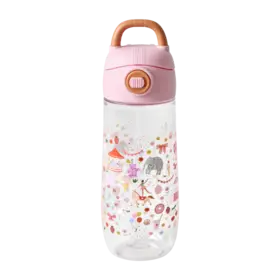 Rice Drinkfles - Pink - Fun Fair Print - 550 ml