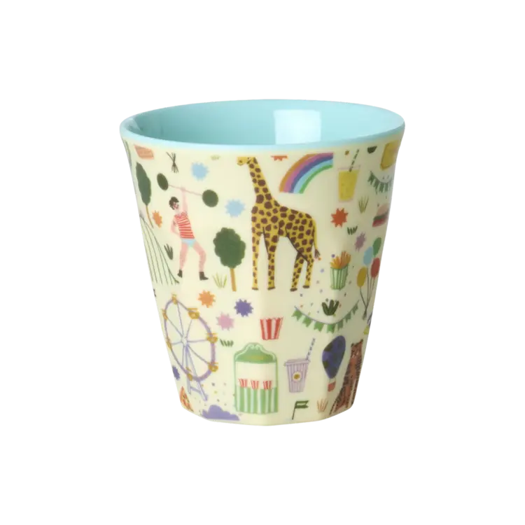 Rice Melamine cup - Mint - Fun Fair