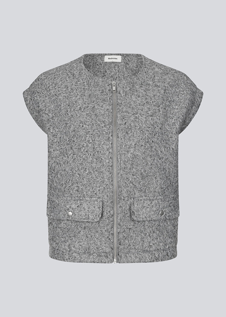 Modström Bibber Vest - Grey Melange