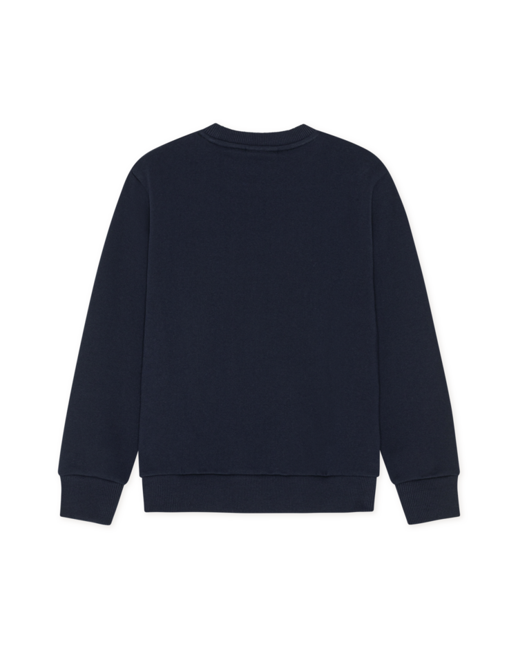 Les Deux Logo Sweatshirt - Dark Navy Blue