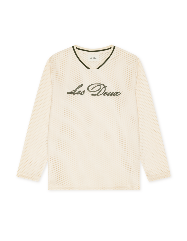 Les Deux Mesh T-Shirt - Ivory