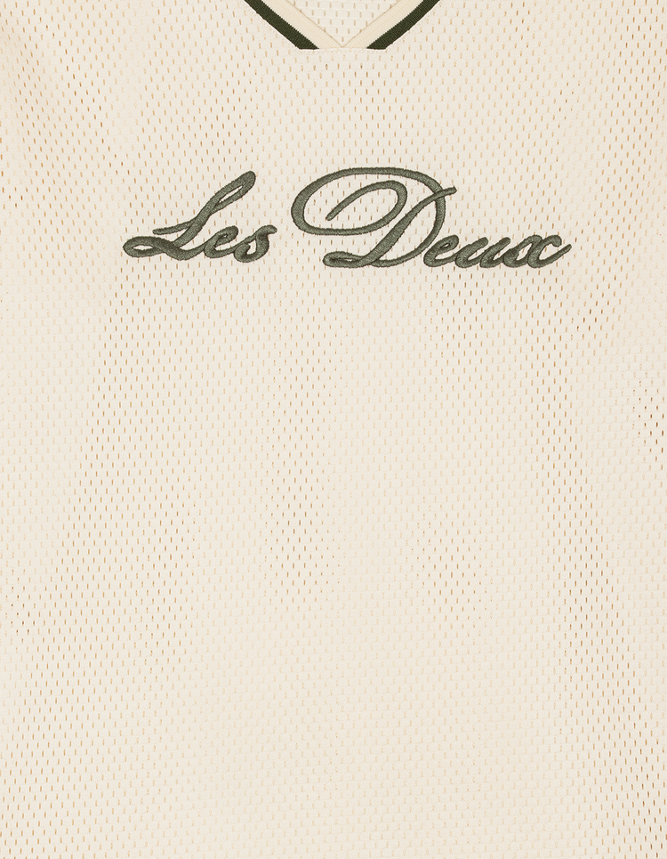 Les Deux Mesh T-Shirt - Ivory