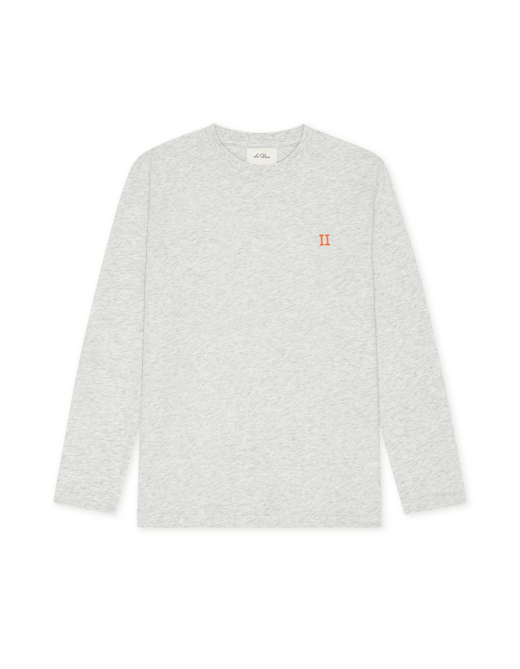 Les Deux Core Contrast T-Shirt - Snow Melange