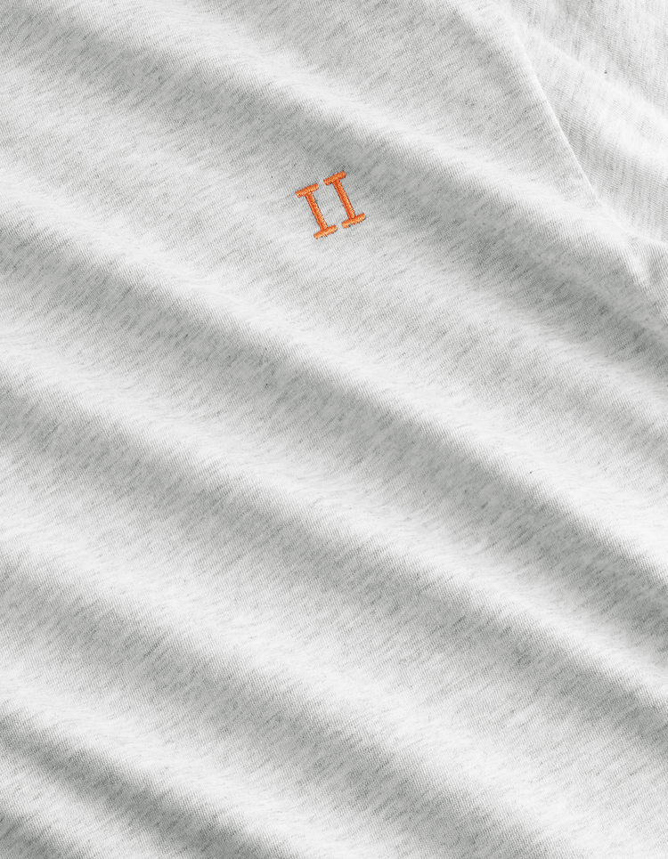 Les Deux Core Contrast T-Shirt - Snow Melange