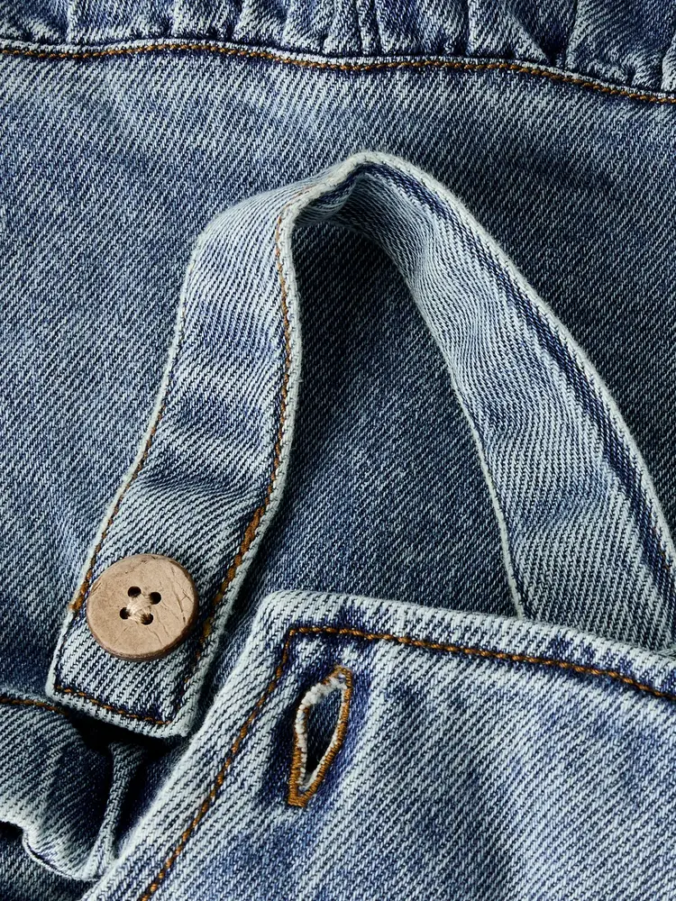 Lil'Atelier Baby Karole Denim Skirtall - Medium Denim Blue