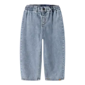 Lil'Atelier Karole Sim Wide Jeans - Medium Blue Denim