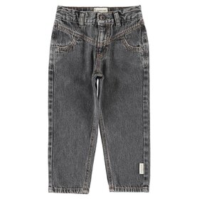 Piupiuchick Mom Fit trousers - Washed Black Denim