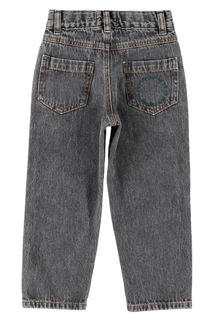 Piupiuchick Mom Fit trousers - Washed Black Denim