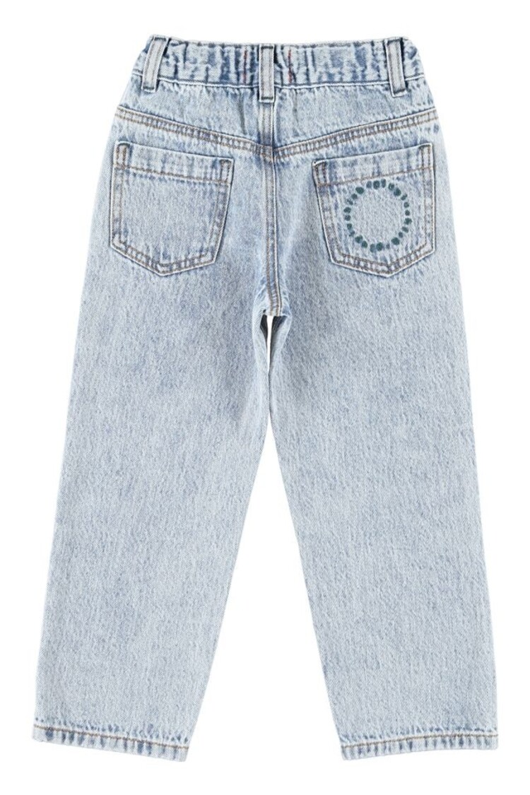 Piupiuchick Unisex trousers - Fadded Light Blue Denim