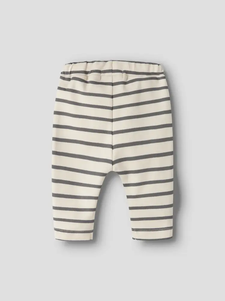 Lil'Atelier Baby Limia Loose Pant - Turtledove/Poppy Seed