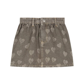 Charlie Petite Sil Skirt - Forest Green
