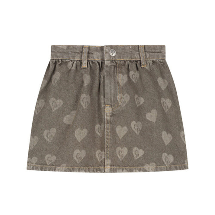 Charlie Petite Sil Skirt - Forest Green