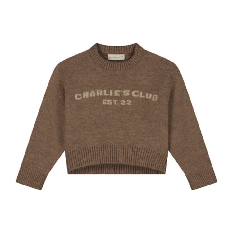 Charlie Petite Joan Sweater - Light Brown
