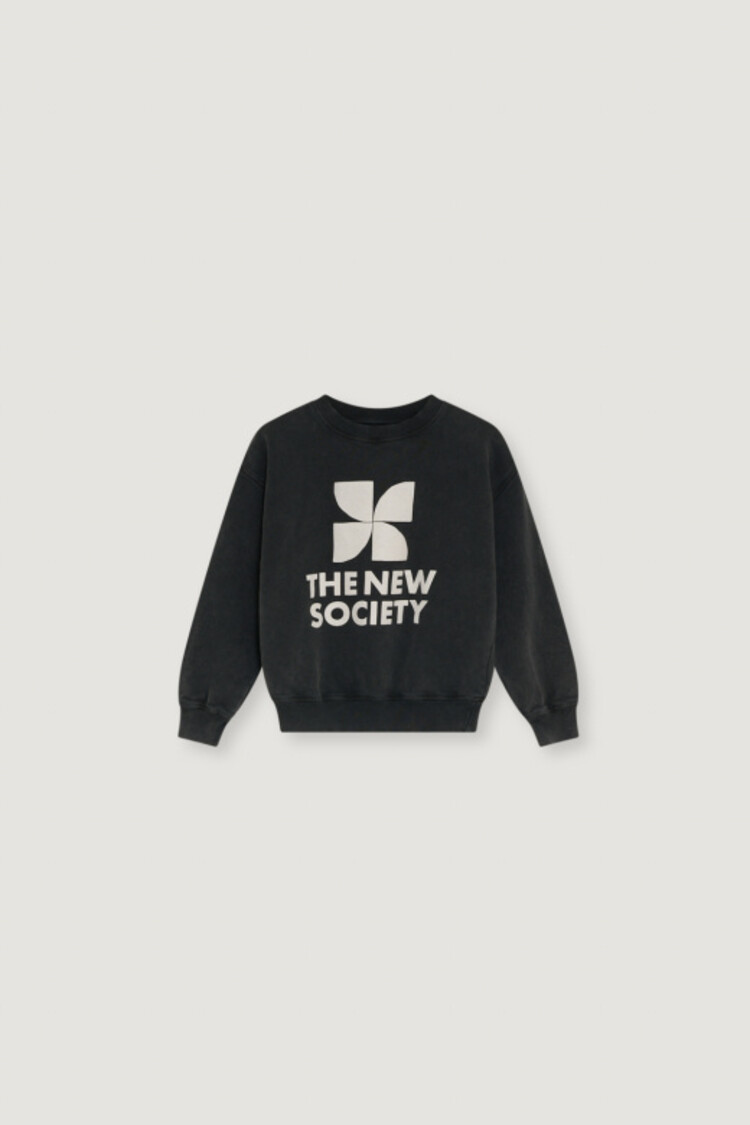 The New Society TNS Logo Sweatshirt - Forged Iron