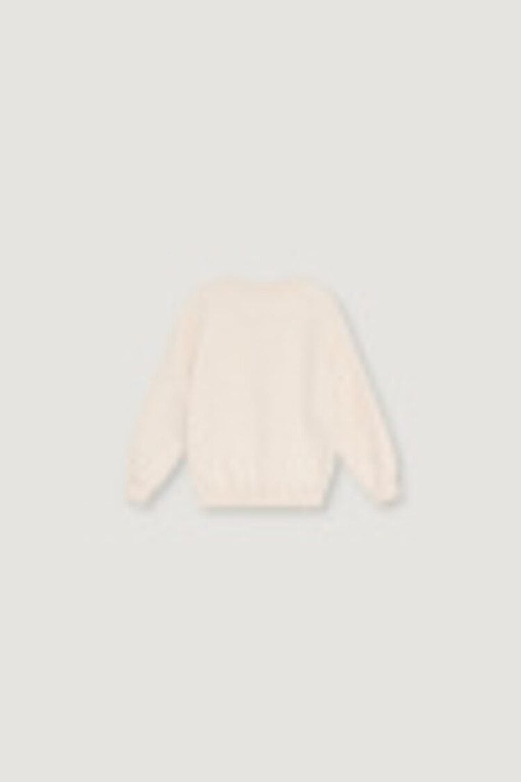 The New Society TNS Logo Sweatshirt - Whisper White Melange