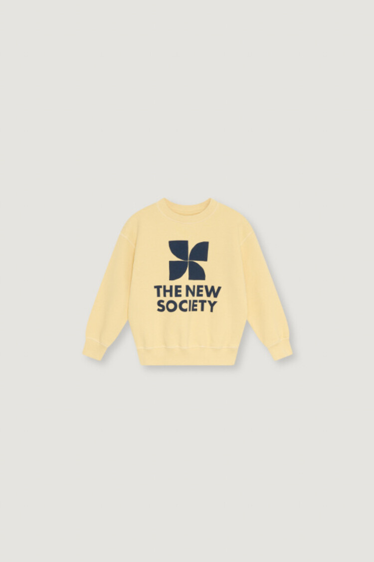 The New Society TNS Logo Sweatshirt - Sunlight