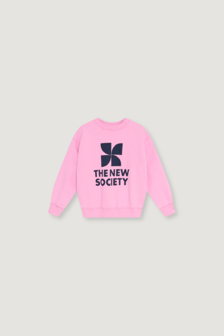 The New Society TNS Logo Sweatshirt - Lilac Chiffon