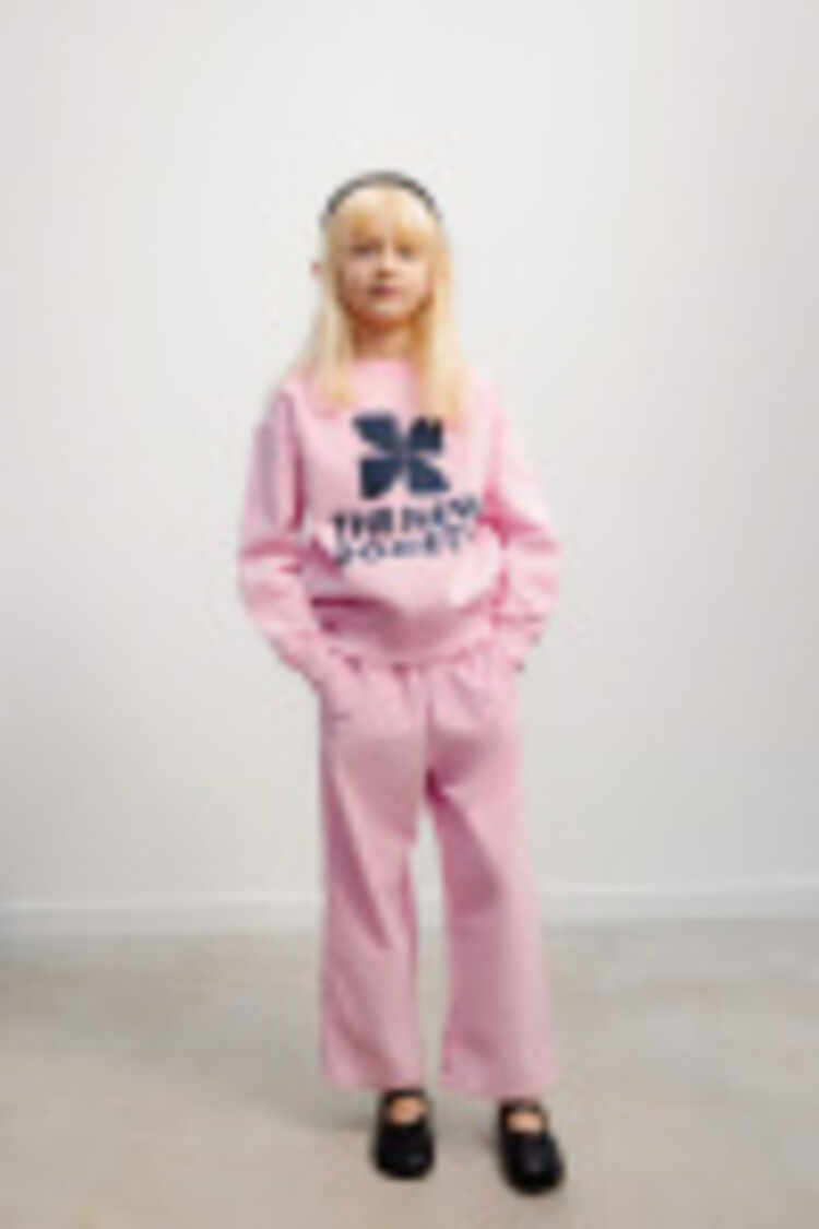The New Society TNS Logo Sweatshirt - Lilac Chiffon