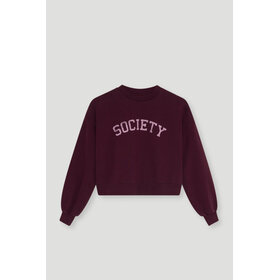 The New Society Lea Teen Sweatshirt - Winetasting