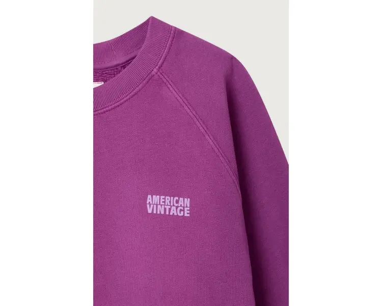American Vintage Izubird  sweat - Jus De Raisin Vintage