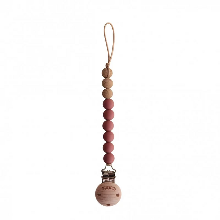 Mushie Speenketting Eva Redwood