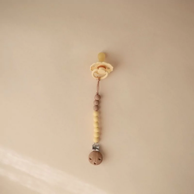 Mushie Speenketting Eva Muted Yellow