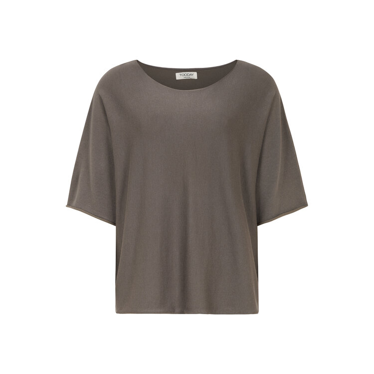 Tooday Cenna Wide Knit Top - Prairie Sand