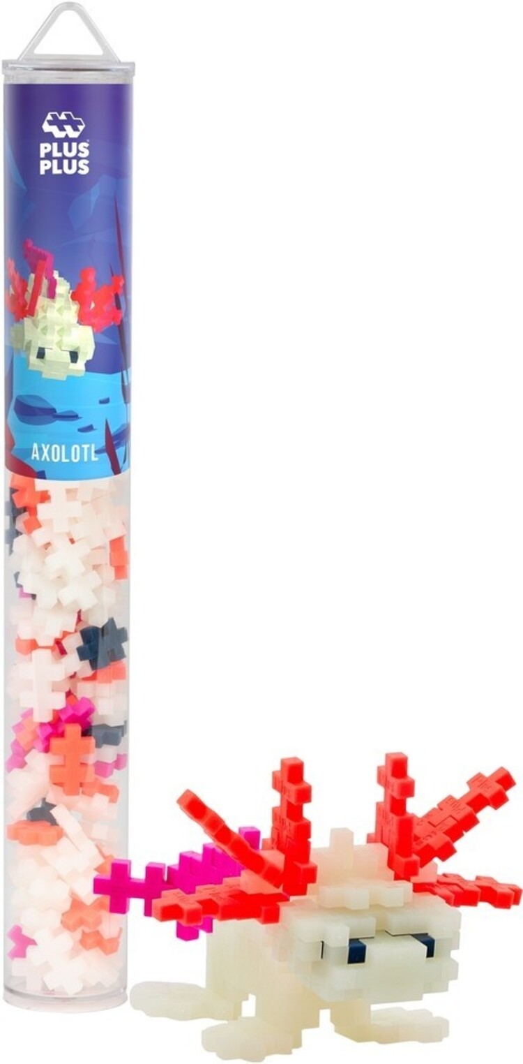 Plus - Plus Tube 100 stuks - Axolotl