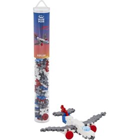 Plus - Plus Tube 100 stuks - Vliegtuig