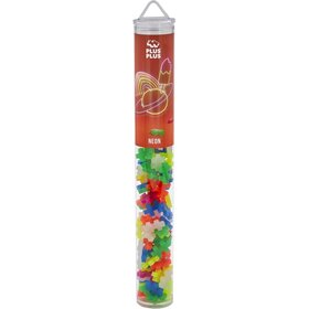 Plus - Plus Tube 100 stuks - Neon