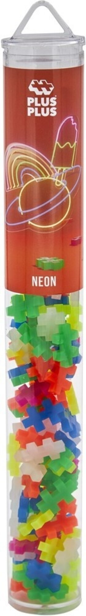 Plus - Plus Tube 100 stuks - Neon