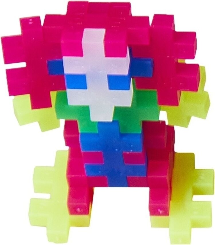 Plus - Plus Tube 100 stuks - Neon