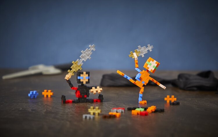 Plus - Plus Tube 100 stuks - Ninjas