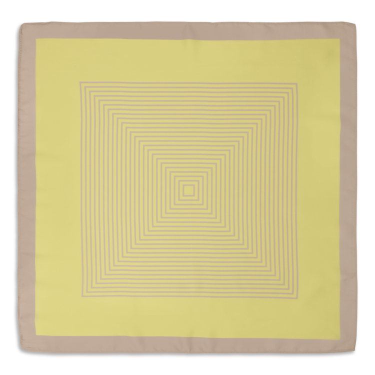 Sui Ava Classic P Scarf- Lime - Beige