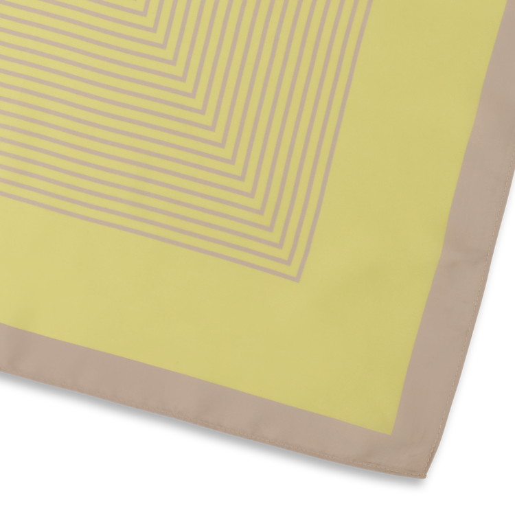 Sui Ava Classic P Scarf- Lime - Beige