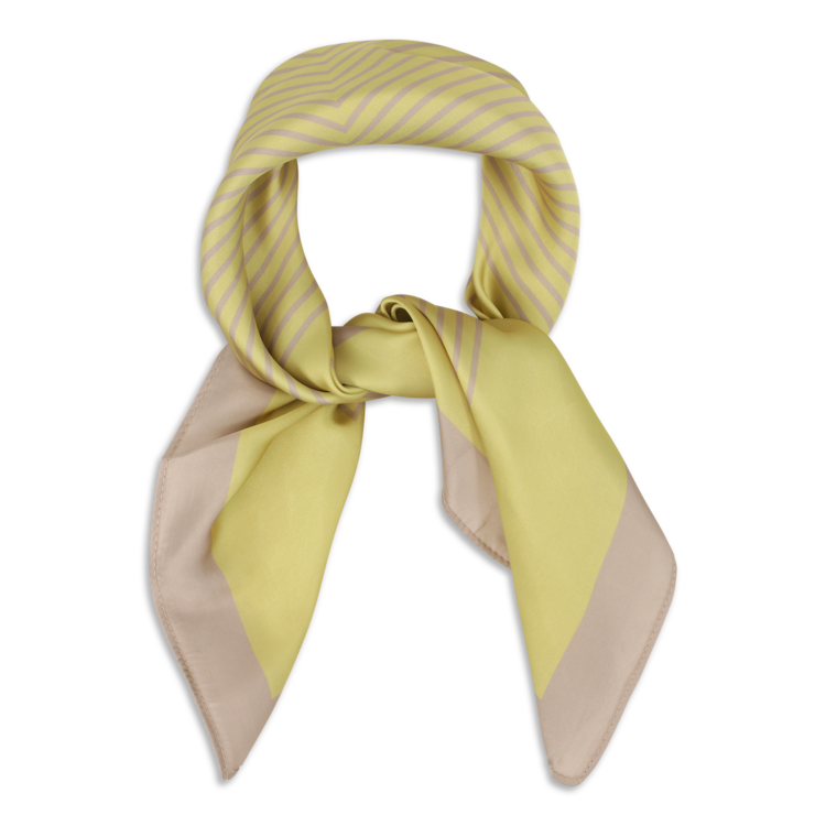 Sui Ava Classic P Scarf- Lime - Beige