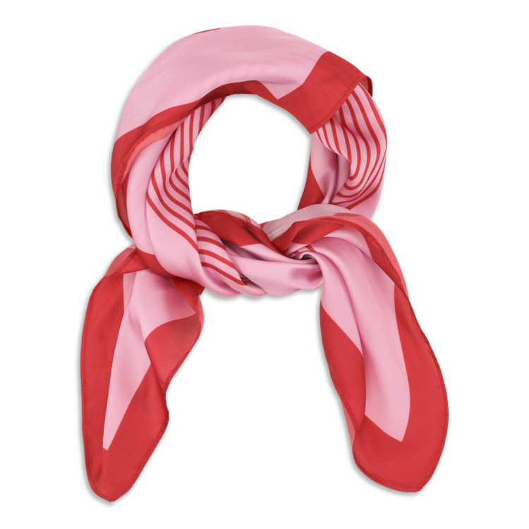 Sui Ava Classic P Scarf- Pink-Red