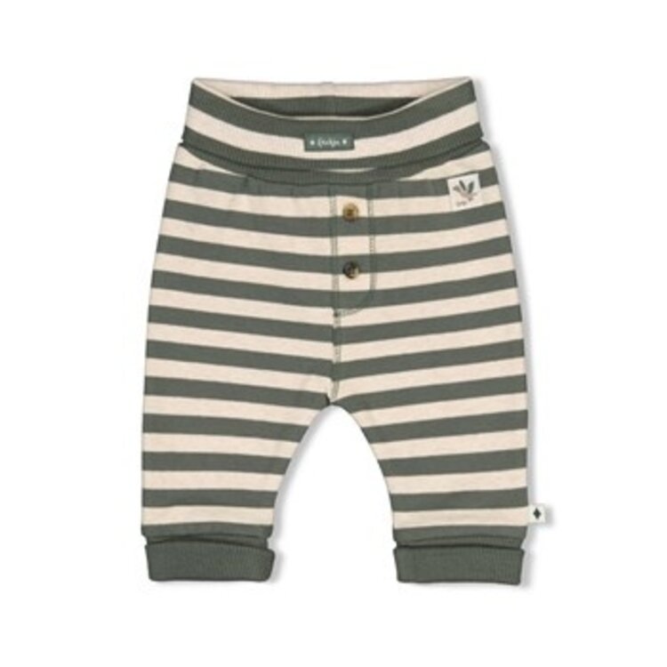 Feetje Broek Streep - Wiggle Green