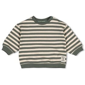 Feetje Sweater Streep Oversized - Groen