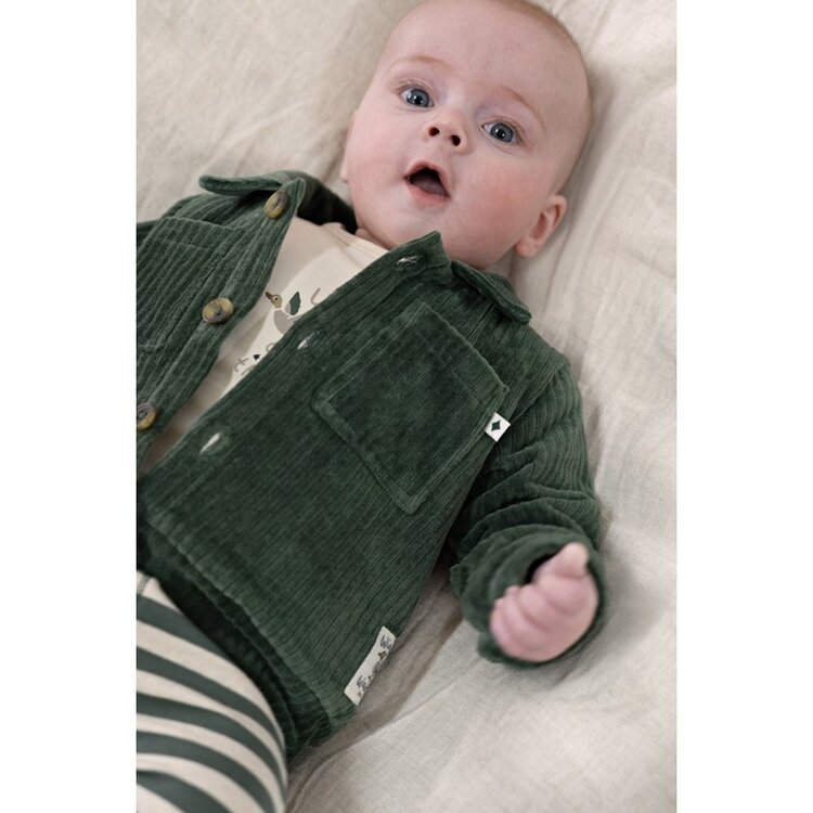 Feetje Jasje Velours Rib - Groen