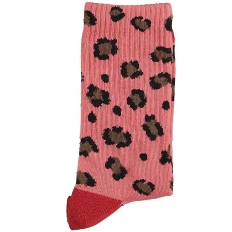 Piupiuchick Socks - Pink w/animal print