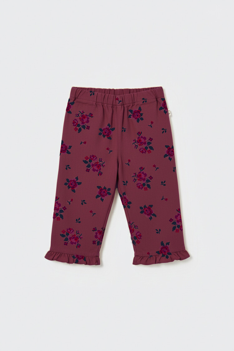 Cozmo Baby Pants Jane - Pune Cross Stitch Floral Twill
