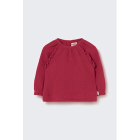 Cozmo Baby Blouse Anisa - Prune Soft Cotton