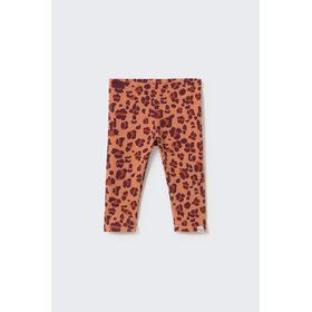 Cozmo Baby Fleece Legging - Pink Siena Animal Print
