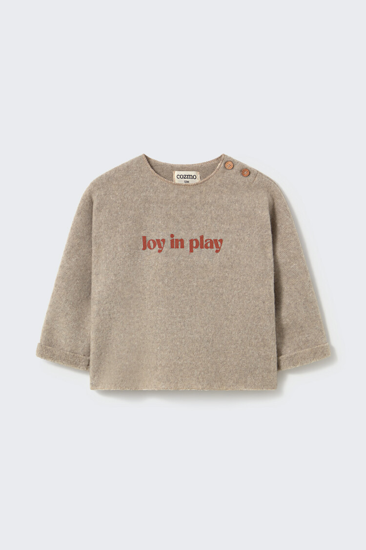 Cozmo Baby Sweater Gante - Stone Soft